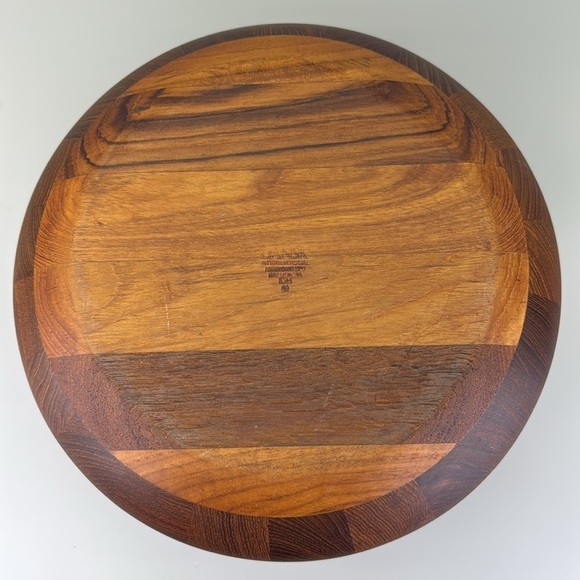 Vintage Danish Large Teak Bowl - Picture 8 of 9